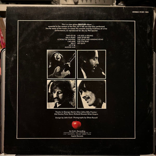 The Beatles : Let It Be (LP, Album, RE)