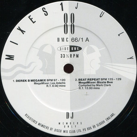 Various : July 88 - Mixes 1 (12", P/Mixed)