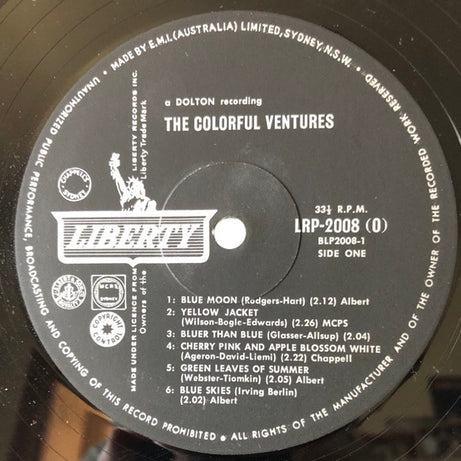 The Ventures : The Colorful Ventures (LP, Album, Mono,  )