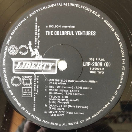 The Ventures : The Colorful Ventures (LP, Album, Mono,  )