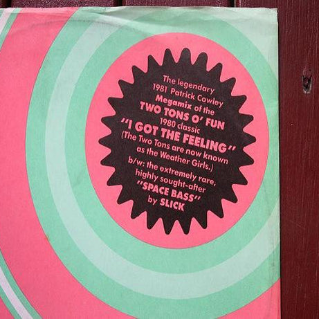 Two Tons O' Fun / Slick (2) : I Got The Feeling / Space Bass (12", Ltd)