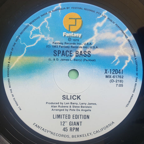 Two Tons O' Fun / Slick (2) : I Got The Feeling / Space Bass (12", Ltd)