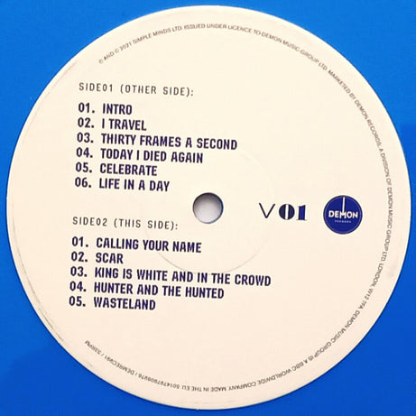 Simple Minds : 5X5 Live (LP, Blu + LP, Whi + LP, Red + Album, RSD, Ltd, RE,)