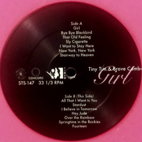 Tiny Tim With Brave Combo : Girl (2xLP, Album, RSD, Ltd, RE, Pin)