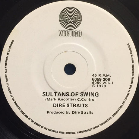 Dire Straits : Sultans Of Swing (7", Single)