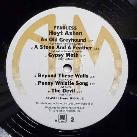 Hoyt Axton : Fearless (LP, Album, Ind)