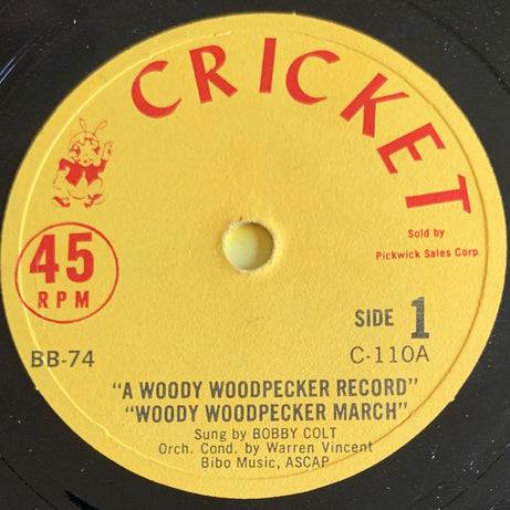 Bobby Colt / Judy James : Woody Woodpecker March (7")