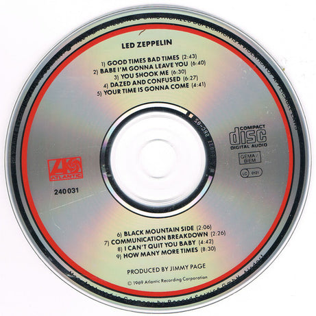 Led Zeppelin : Led Zeppelin (CD, Album, RE)