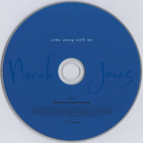 Norah Jones : Come Away With Me (CD, Album, RE, RM + 2xCD, Comp + Dlx, 20t)