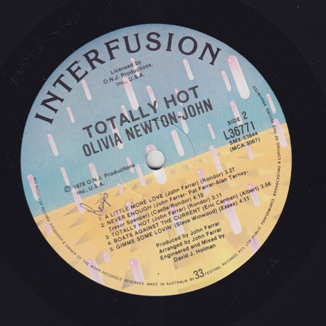 Olivia Newton-John : Totally Hot (LP, Album)