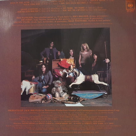 Aerosmith : Toys In The Attic (LP, Album, RE)