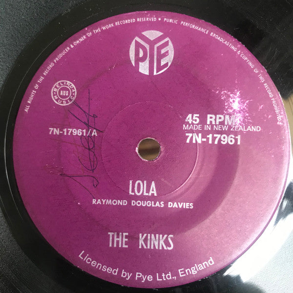 The Kinks : Lola (7", Single)