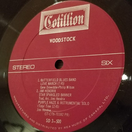 Various : Woodstock - Music From The Original Soundtrack And More (3xLP, Album, Aut)