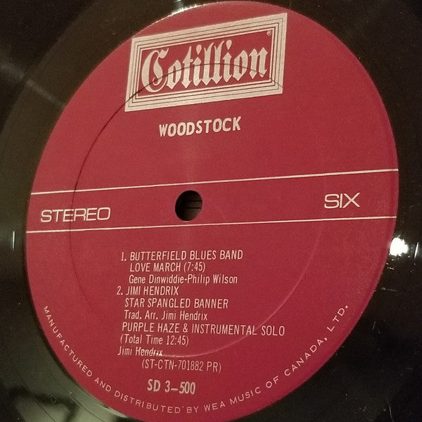 Various : Woodstock - Music From The Original Soundtrack And More (3xLP, Album, Aut)