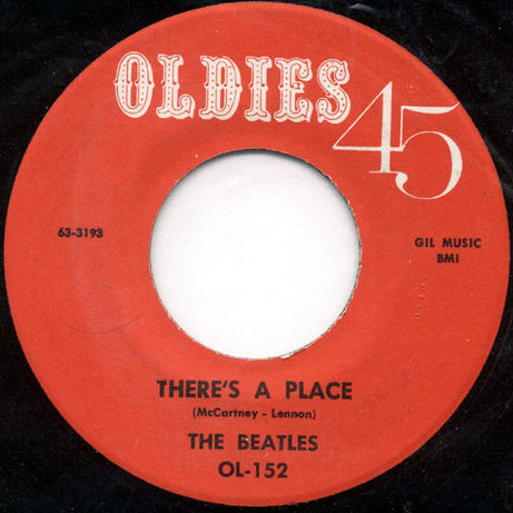 The Beatles : Twist And Shout / There's A Place (7", Single, RE, Mon)