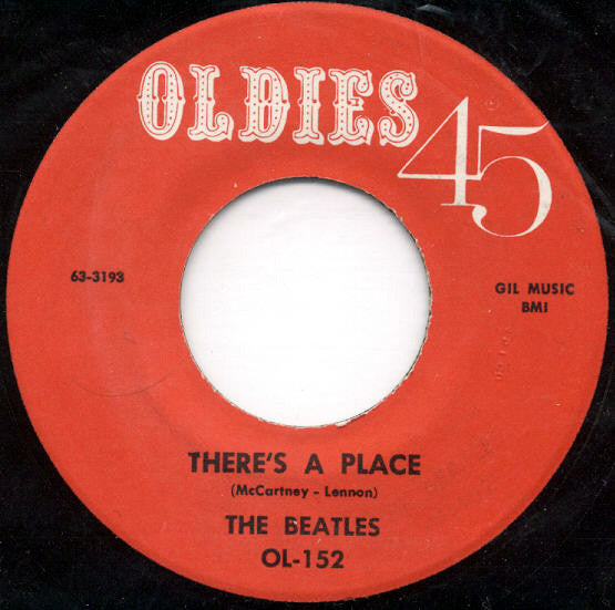 The Beatles : Twist And Shout / There's A Place (7", Single, RE, Mon)