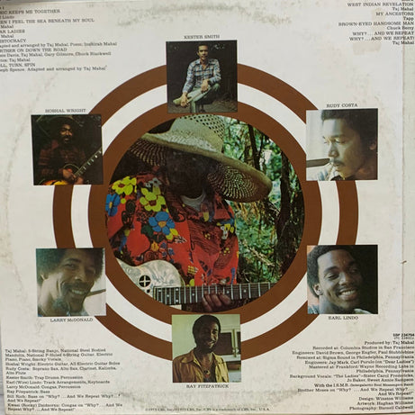 Taj Mahal : Music Keeps Me Together (LP, Album, Ora)