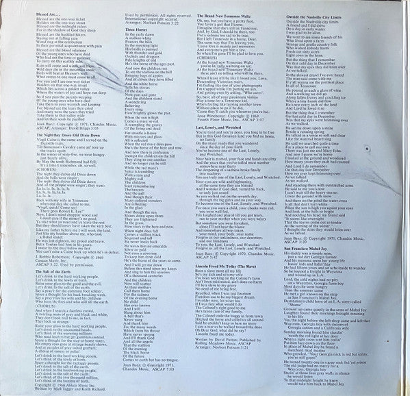 Joan Baez : Blessed Are... (2xLP, Album, Gat + 7", Single)