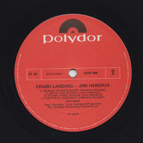 Jimi Hendrix : Crash Landing (LP, Album)