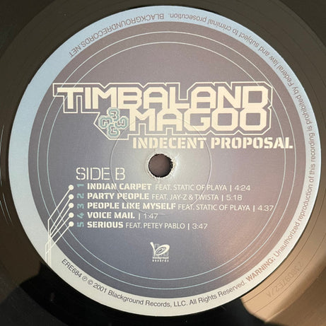 Timbaland & Magoo : Indecent Proposal (2xLP, Album, RE)