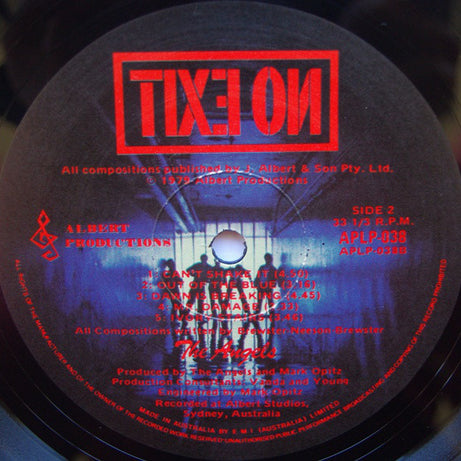 The Angels : No Exit (LP, Album, Gat)