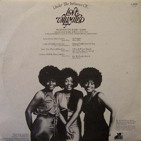 Love Unlimited : Under The Influence Of Love Unlimited (LP, Album)