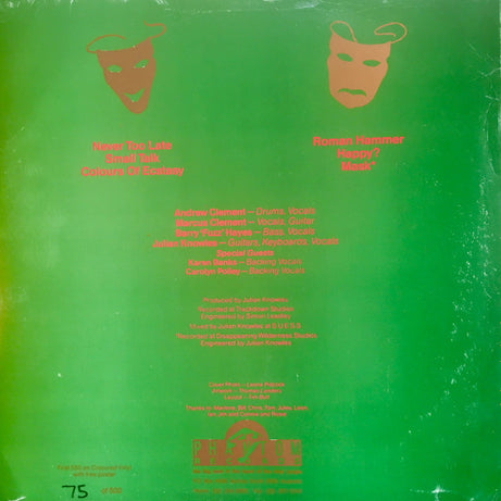 Shrinking Violets : Mask (12", MiniAlbum, Ltd, Num, Yel)