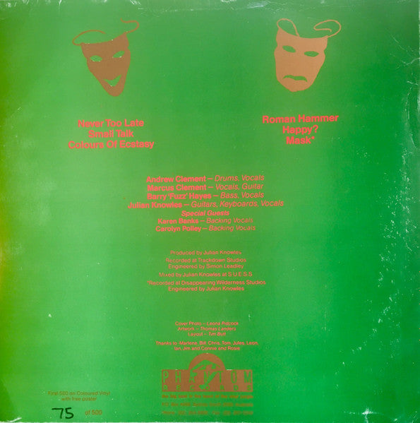 Shrinking Violets : Mask (12", MiniAlbum, Ltd, Num, Yel)