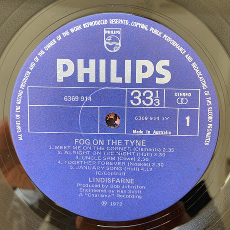 Lindisfarne : Fog On The Tyne (LP, Album, Gat)