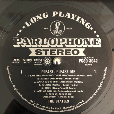 The Beatles : Please Please Me (LP, Album)