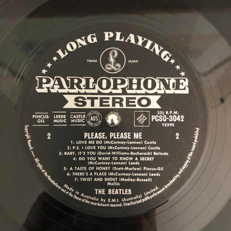 The Beatles : Please Please Me (LP, Album)