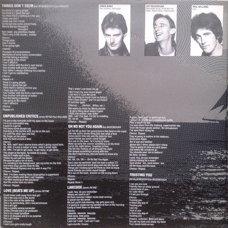 Australian Crawl : Sirocco (LP, Album, Gat)