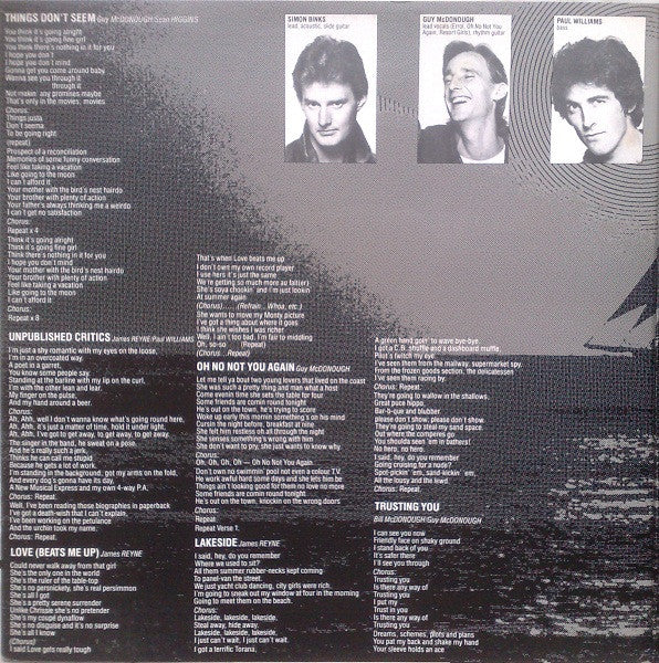 Australian Crawl : Sirocco (LP, Album, Gat)