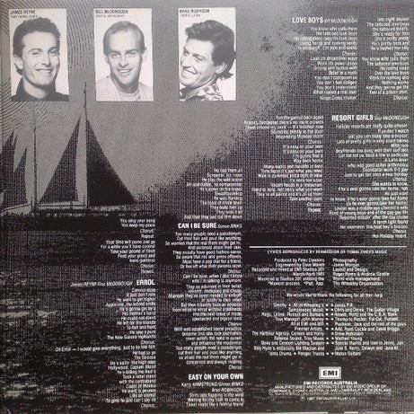 Australian Crawl : Sirocco (LP, Album, Gat)