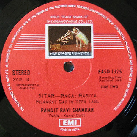 Ravi Shankar : Two Rāga Moods (LP, RE)