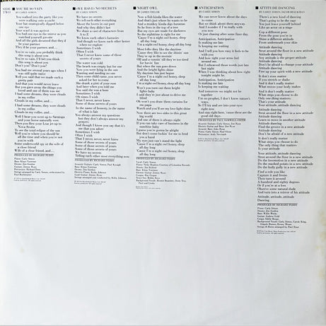 Carly Simon : The Best Of Carly Simon (LP, Comp)