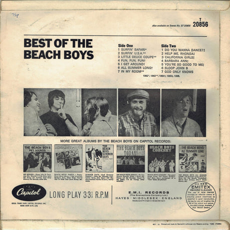 The Beach Boys : Best Of The Beach Boys (LP, Comp, Mono, RE)