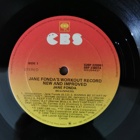 Jane Fonda : Jane Fonda's Workout Record New And Improved (2xLP)