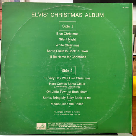 Elvis Presley : Elvis' Christmas Album (LP, Album, RE)