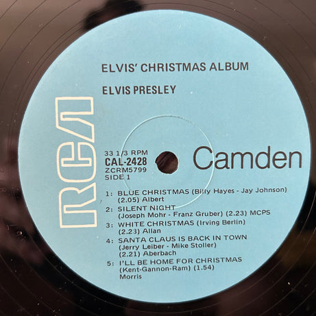 Elvis Presley : Elvis' Christmas Album (LP, Album, RE)
