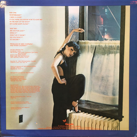 Pat Benatar : In The Heat Of The Night (LP, Album)