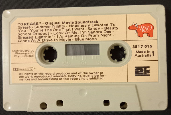 Various : Grease (The Original Soundtrack From The Motion Picture) (Cass, Album, Gra)