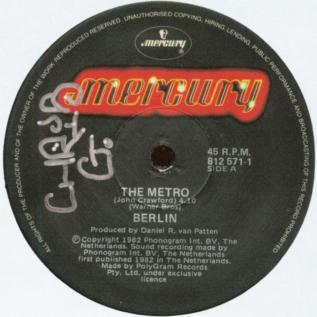 Berlin : Sex (I'm A...) (12")