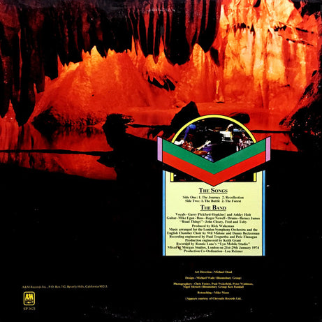 Rick Wakeman : Journey To The Centre Of The Earth (LP, Album, RP, Mon)