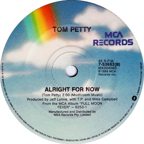 Tom Petty : Runnin' Down A Dream (7", Single)