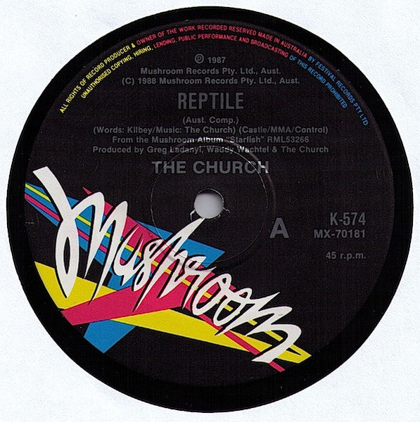 The Church : Reptile (7", Single)