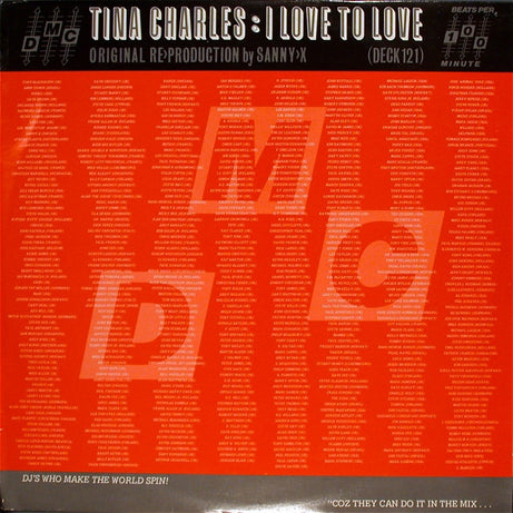 Tina Charles / Biddu Orchestra : I Love To Love '91 / Sunburn (12")