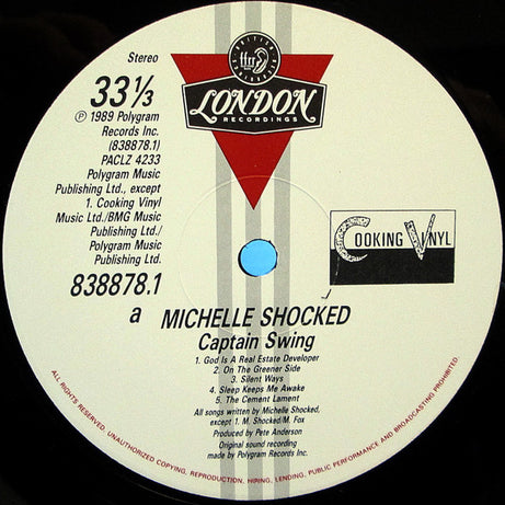 Michelle Shocked : Captain Swing (LP, Album)