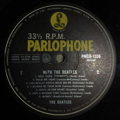 The Beatles : With The Beatles (LP, Album, Mono, RP)
