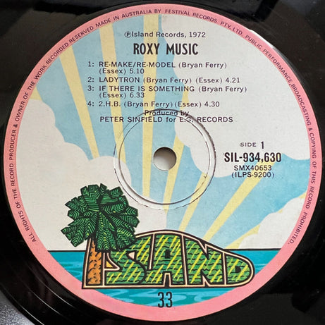 Roxy Music : Roxy Music (LP, Album, Gat)